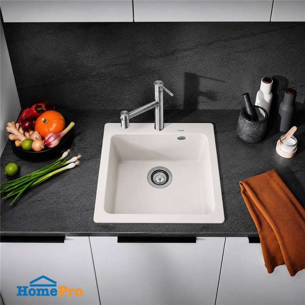 ซิงค์ฝัง 1 หลุม BLANCO NAYA 5SG 495.39.587 สีขาว