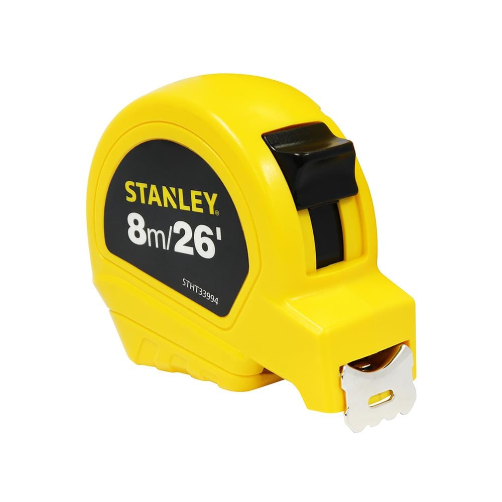 ตลับเมตรพลาสติกพร้อมตัวล็อก STANLEY 8 ม.