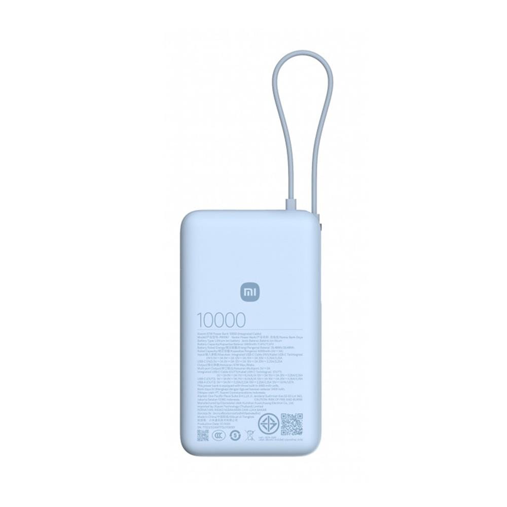 แบตเตอรี่สำรอง XIAOMI BHR08NVTH 10000 MAH สีฟ้า