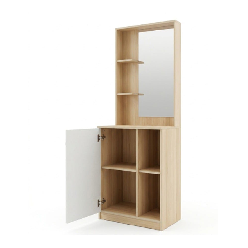 โต๊ะเครื่องแป้ง FURDINI TORI  60 ซม. สี PINEOAK/เทา