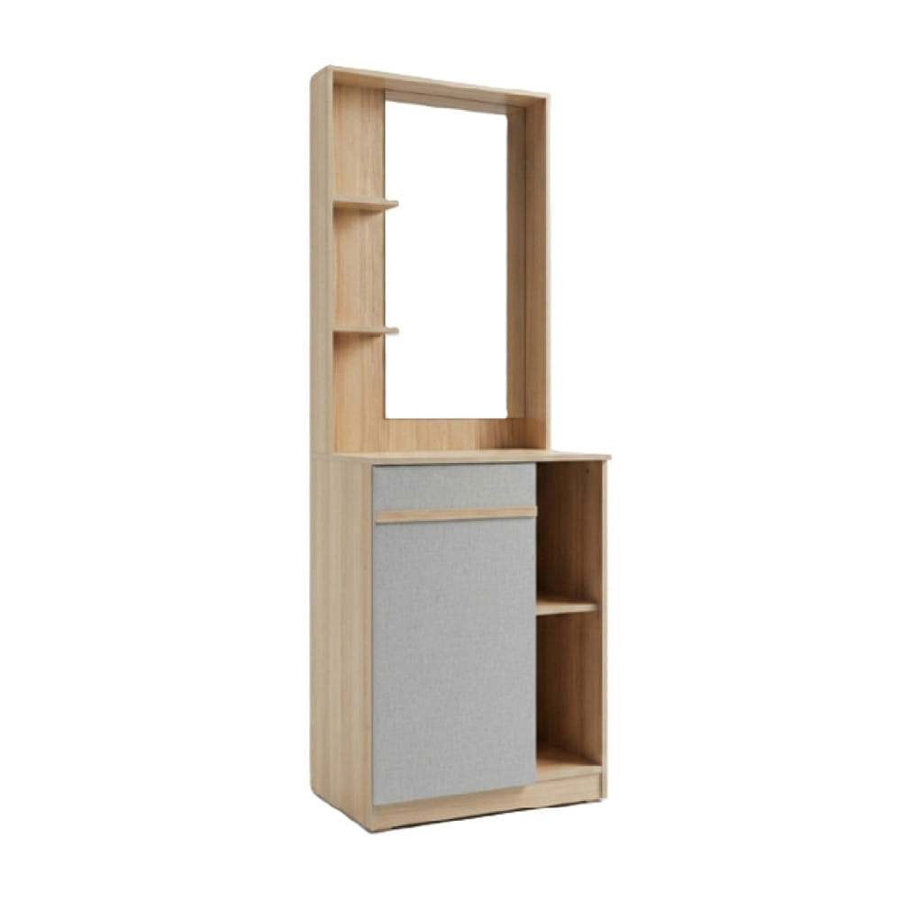 โต๊ะเครื่องแป้ง FURDINI TORI  60 ซม. สี PINEOAK/เทา
