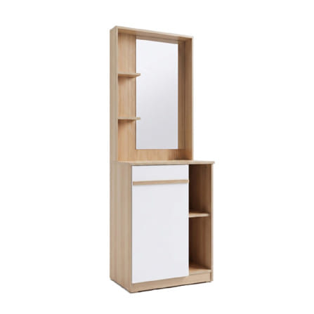 โต๊ะเครื่องแป้ง FURDINI TORI 60 ซม. สี PINEOAK/ขาว_0
