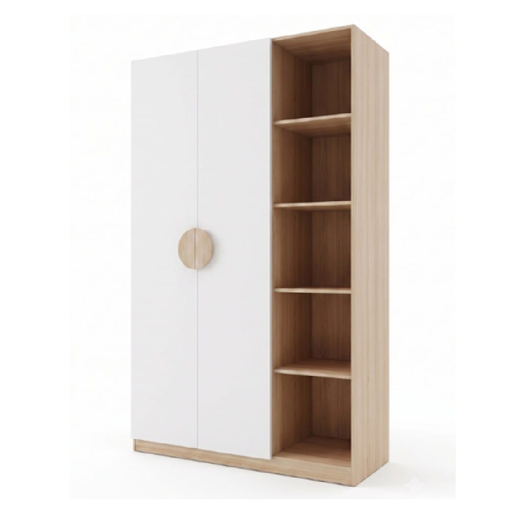 ชุดห้องนอน 5 ฟุต FURDINI TORI สี PINEOAK/ขาว