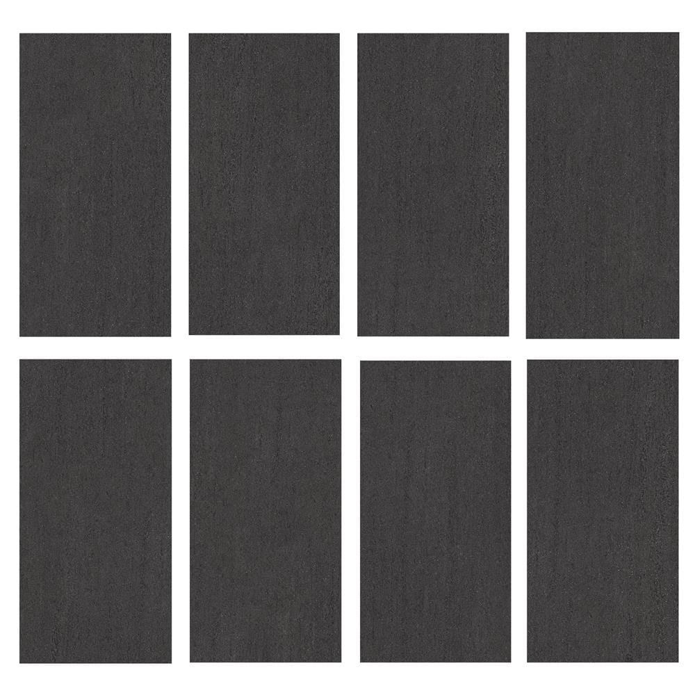 กระเบื้องพื้นพอร์ซเลน 60x120 ซม. COTTO บาซิลิธ เนโร ดำ PM 1.43 ตร.ม.