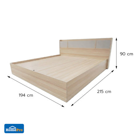 ชุดห้องนอน 6 ฟุต FURDINI TORI สี PINEOAK/เทา_12