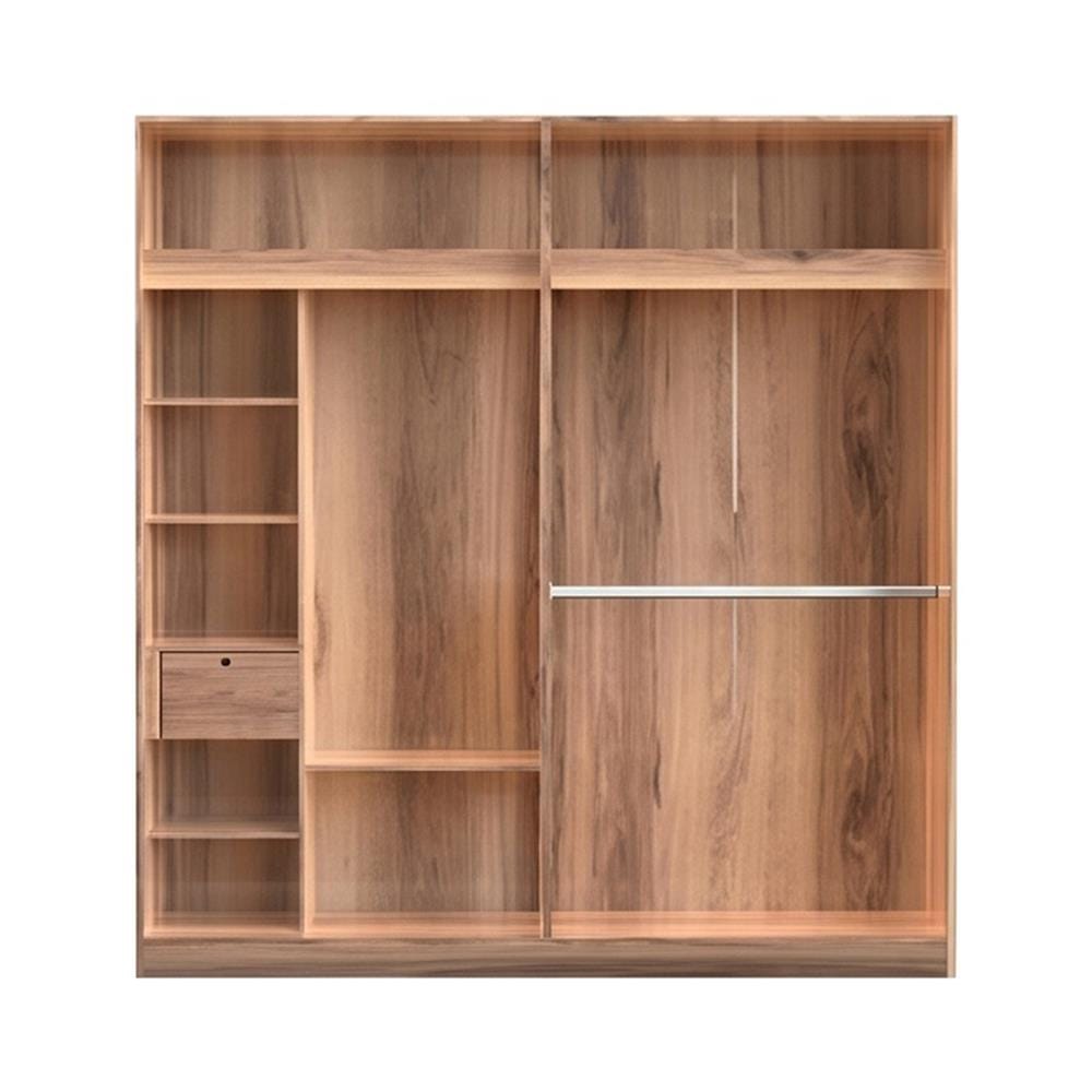 ตู้เสื้อผ้า 4 บานเปิด SB FURNITURE ATHENA 19216249 200 ซม. สีน้ำตาล