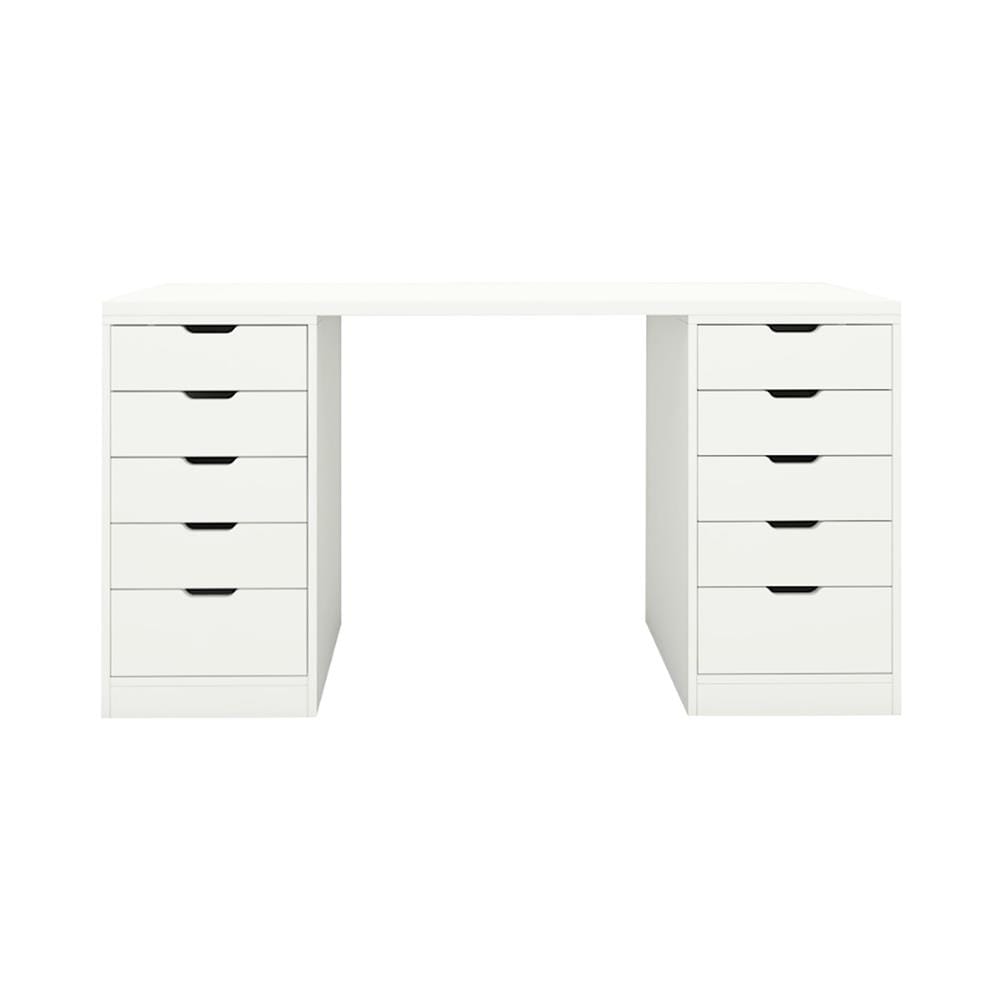 โต๊ะเครื่องแป้ง KONCEPT VANITY 59064681 150 ซม. สีขาว