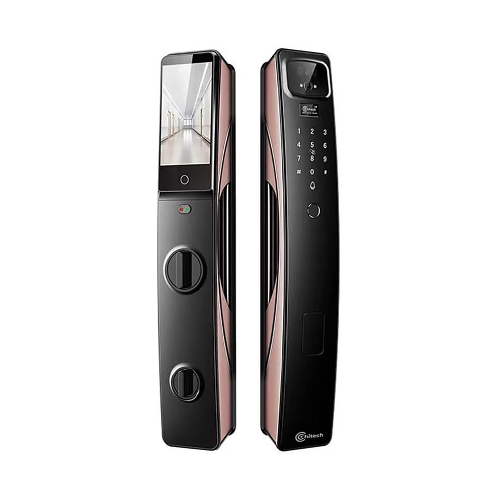กลอนดิจิตอล C.HITECH CM1 สีโรสโกลด์