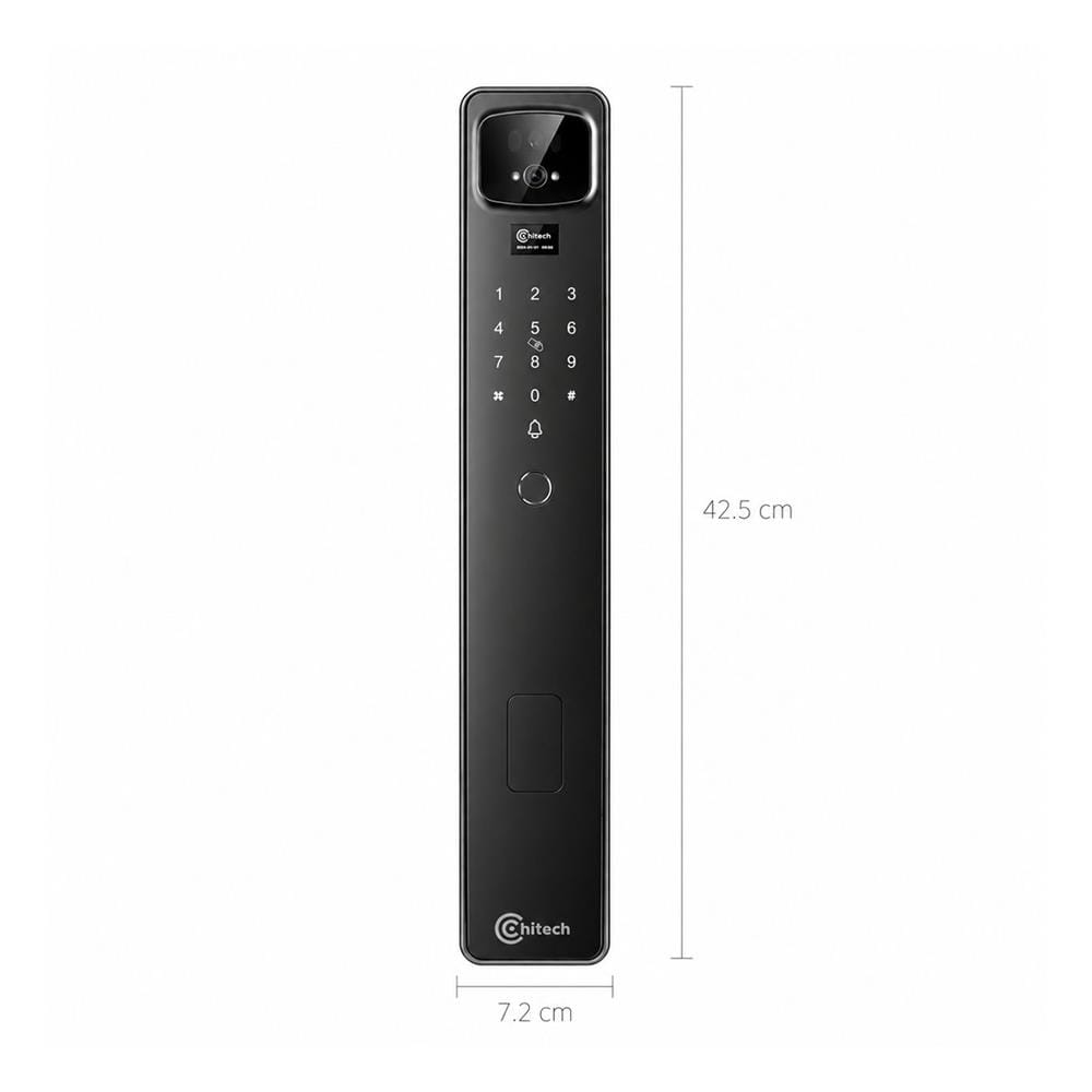 กลอนดิจิตอล C.HITECH CM1 สีโรสโกลด์