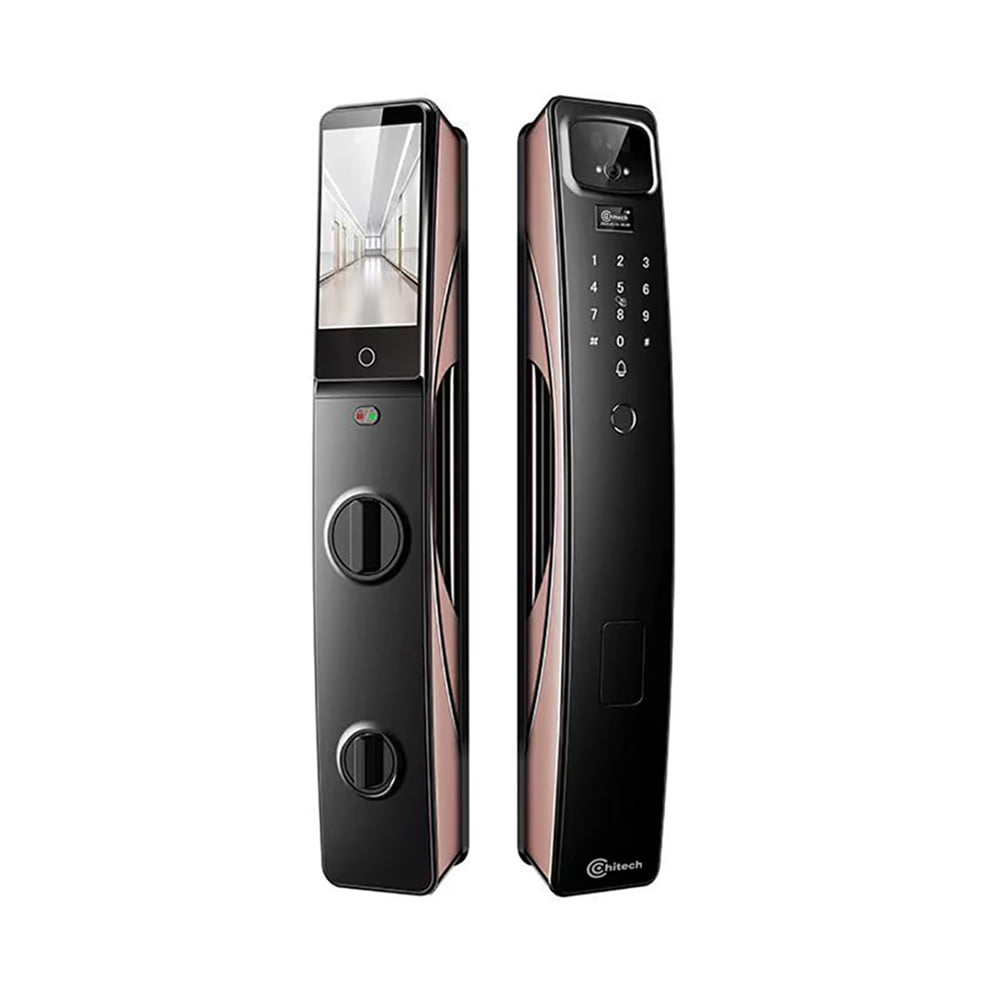 กลอนดิจิตอล C.HITECH CM1 สีโรสโกลด์