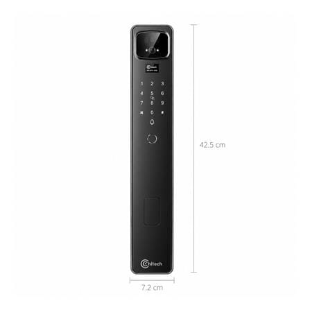 กลอนดิจิตอล C.HITECH CM1 สีโรสโกลด์_3