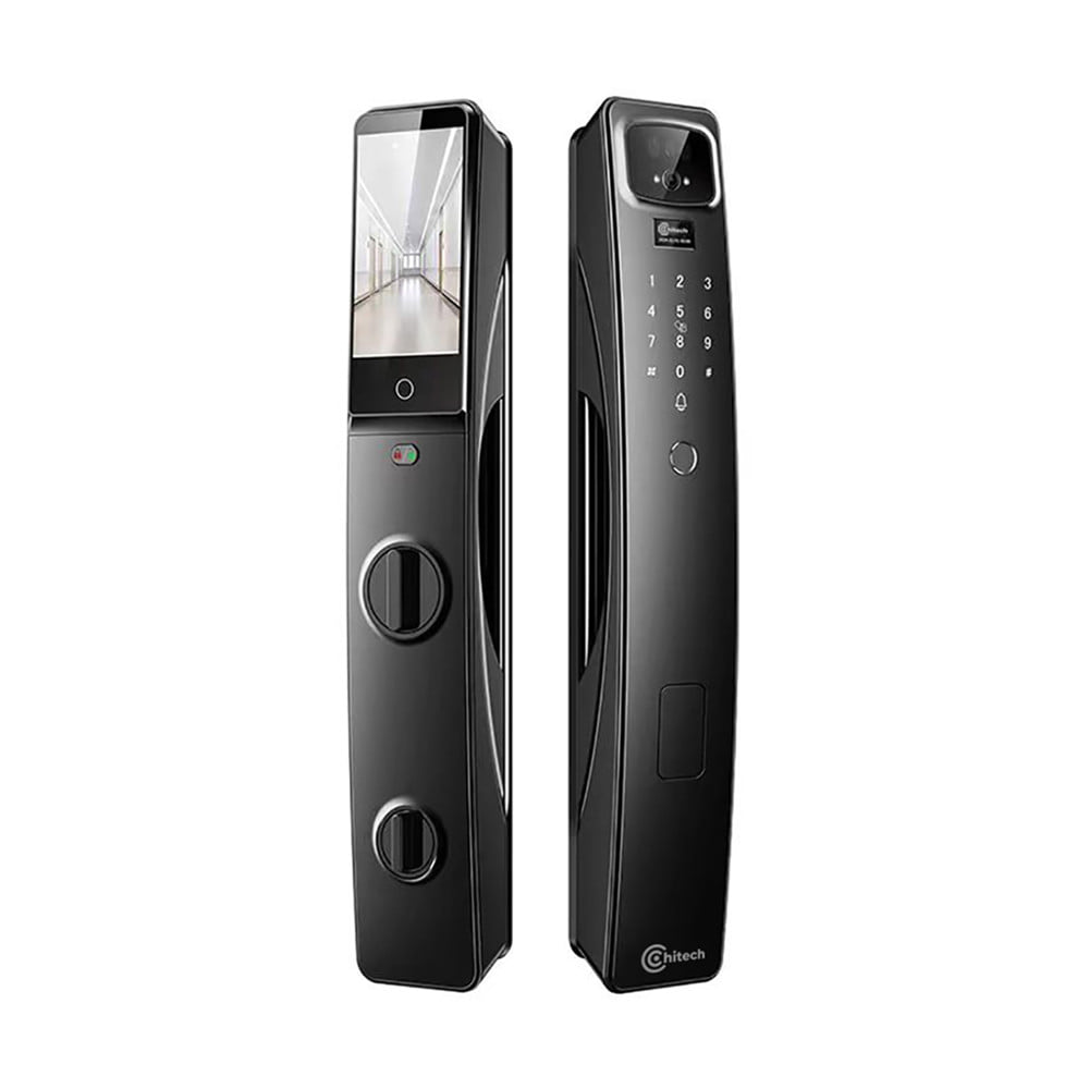 กลอนดิจิตอล C.HITECH CM1 สีดำ