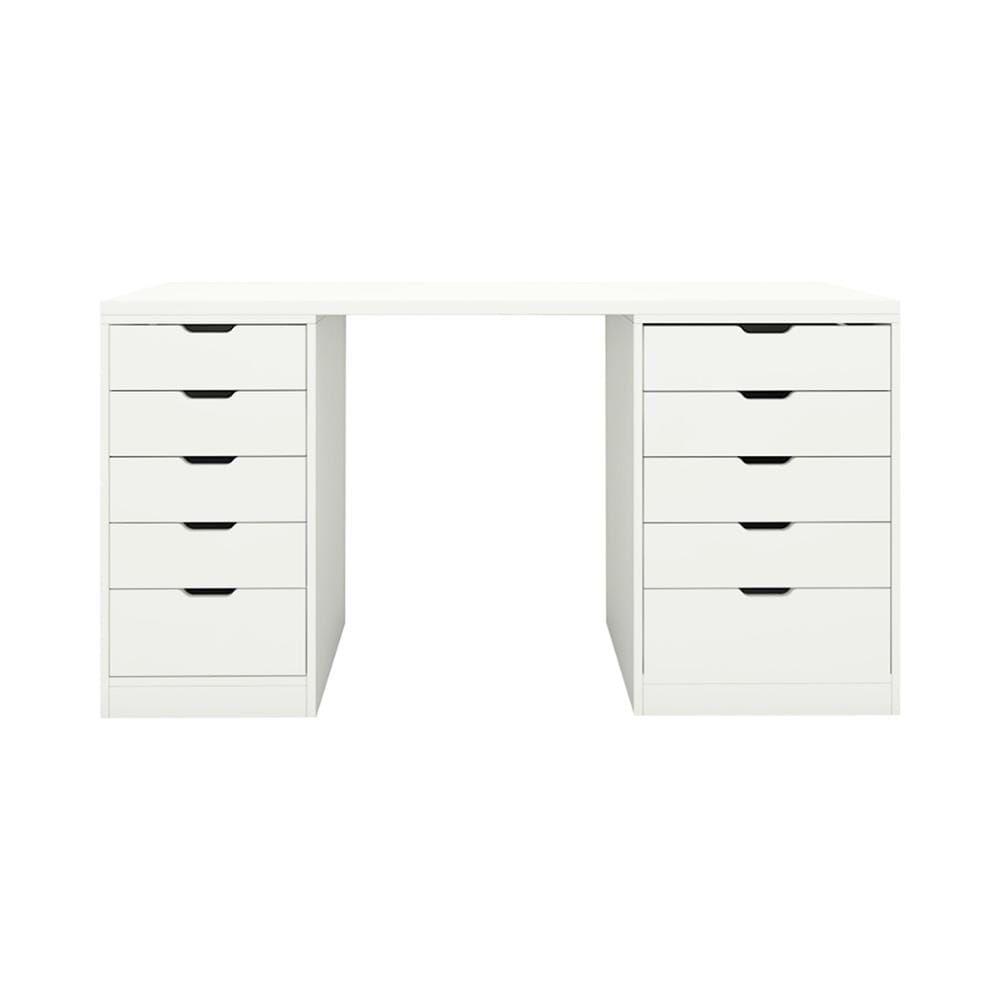โต๊ะเครื่องแป้ง KONCEPT VANITY 59064682 150 ซม. สีขาว