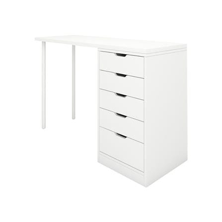 โต๊ะเครื่องแป้ง KONCEPT VANITY 19250855 120 ซม. สีขาว_0