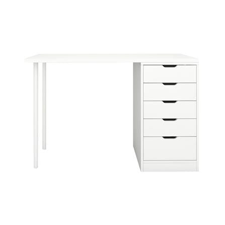 โต๊ะเครื่องแป้ง KONCEPT VANITY 19250855 120 ซม. สีขาว_1