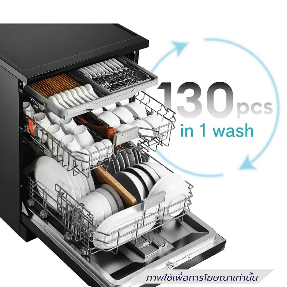 เครื่องล้างจานตั้งพื้น RINNAI RDW-U1816-GBW