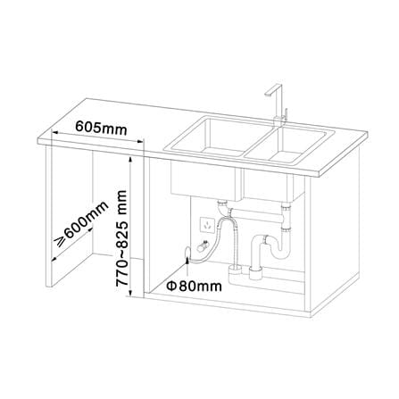 เครื่องล้างจานตั้งพื้น RINNAI RDW-U1816-GBW_8