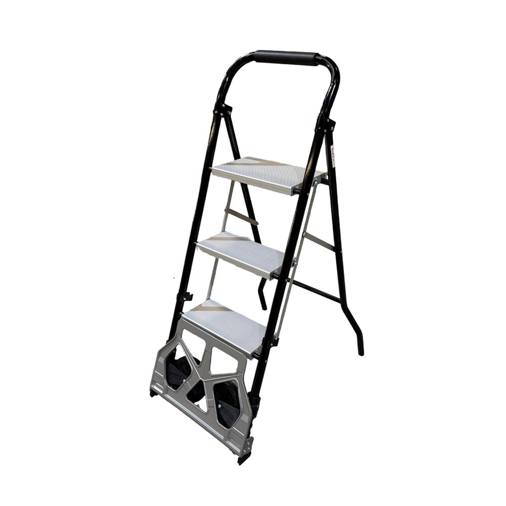 บันไดรถเข็น STEP 3 ขั้น BARCO TRLA-003-ALU สีเงิน/ดำ