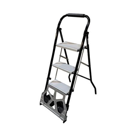 บันไดรถเข็น STEP 3 ขั้น BARCO TRLA-003-ALU สีเงิน/ดำ_0