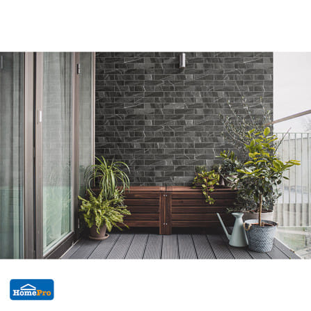กระเบื้องผนังพอร์ซเลน 6x21.7 ซม. COTTO ปิอาเชนซ่า ดำ PM 1 ตร.ม._7