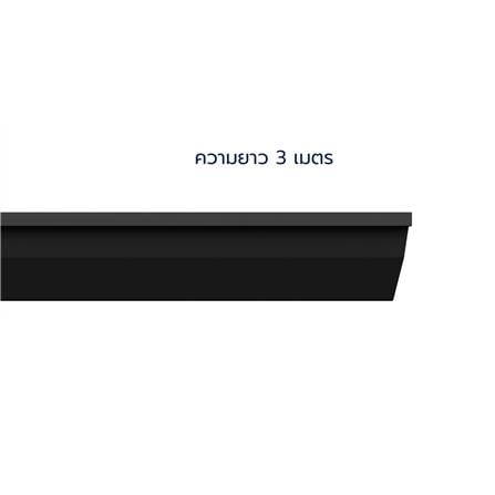 รางน้ำฝนไวนิล VG คิวบ์ 3 ม. สีเทา_3