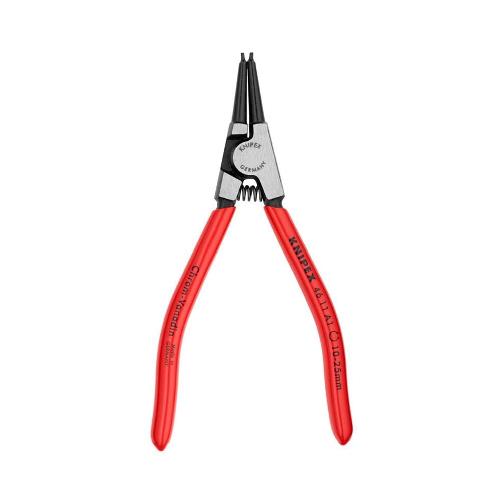 คีมถ่างแหวนปากตรง ด้ามพลาสติก 10-25 มม. KNIPEX 46 11 A1