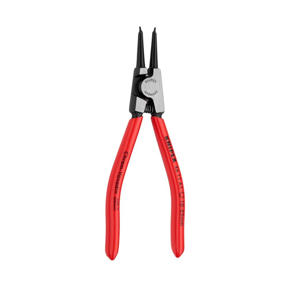 คีมถ่างแหวนปากตรง ด้ามพลาสติก 10-25 มม. KNIPEX 46 11 A1
