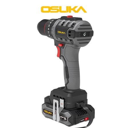 สว่านกระแทกไร้สาย (พร้อมแบตเตอรี่) OSUKA OCHD802-D1 20 โวลต์_2