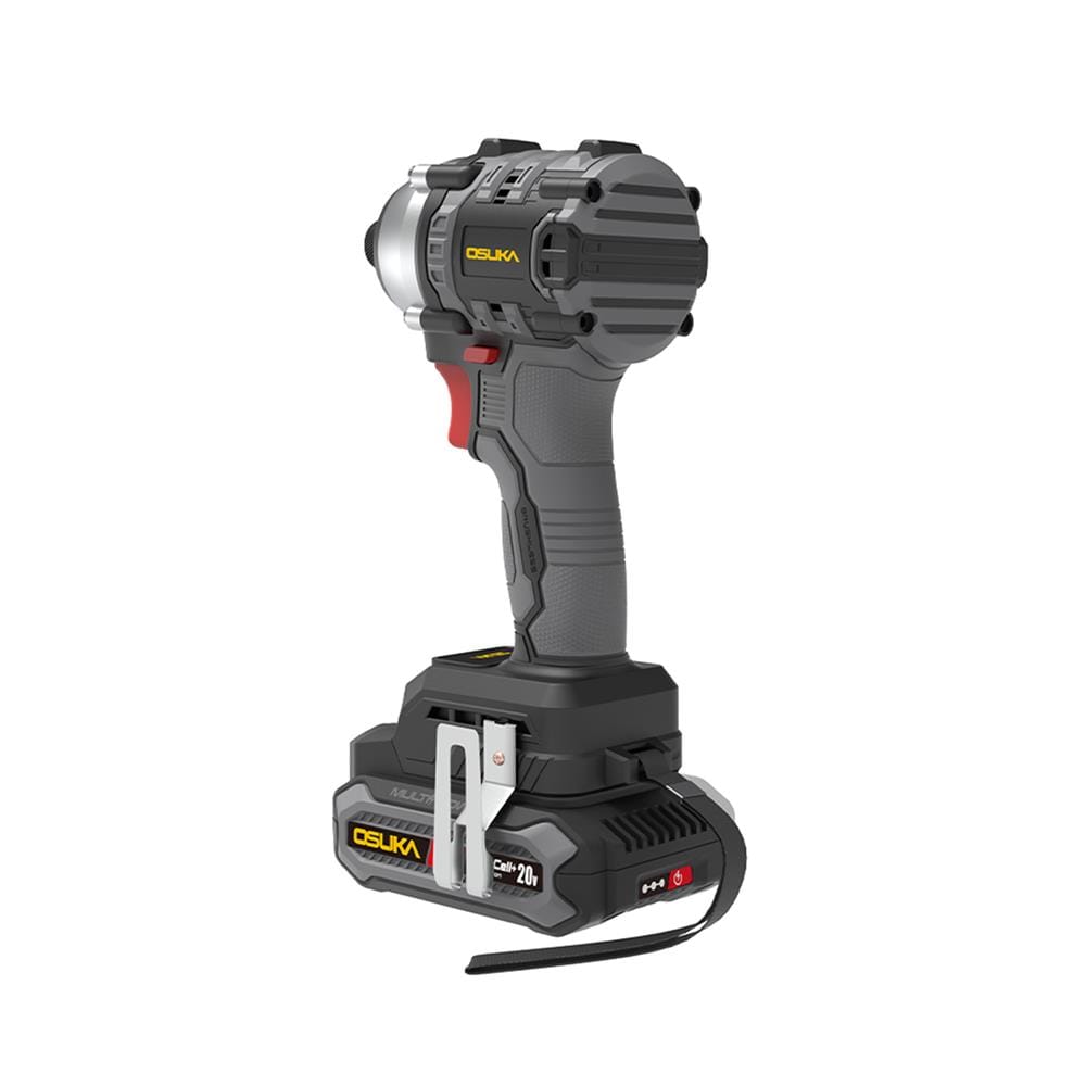 ไขควงกระแทกไร้สาย (พร้อมแบตเตอรี่) OSUKA OCID821U-D1 20 โวลต์