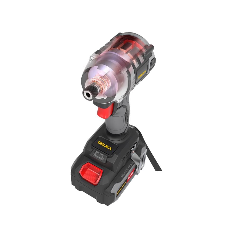 ไขควงกระแทกไร้สาย (พร้อมแบตเตอรี่) OSUKA OCID821U-D1 20 โวลต์