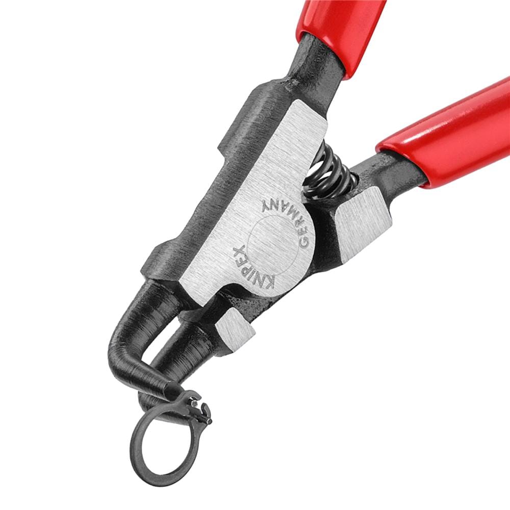 คีมถ่างแหวนปากงอ 90 องศา ด้ามพลาสติก 3-10 มม. KNIPEX 46 21 A01