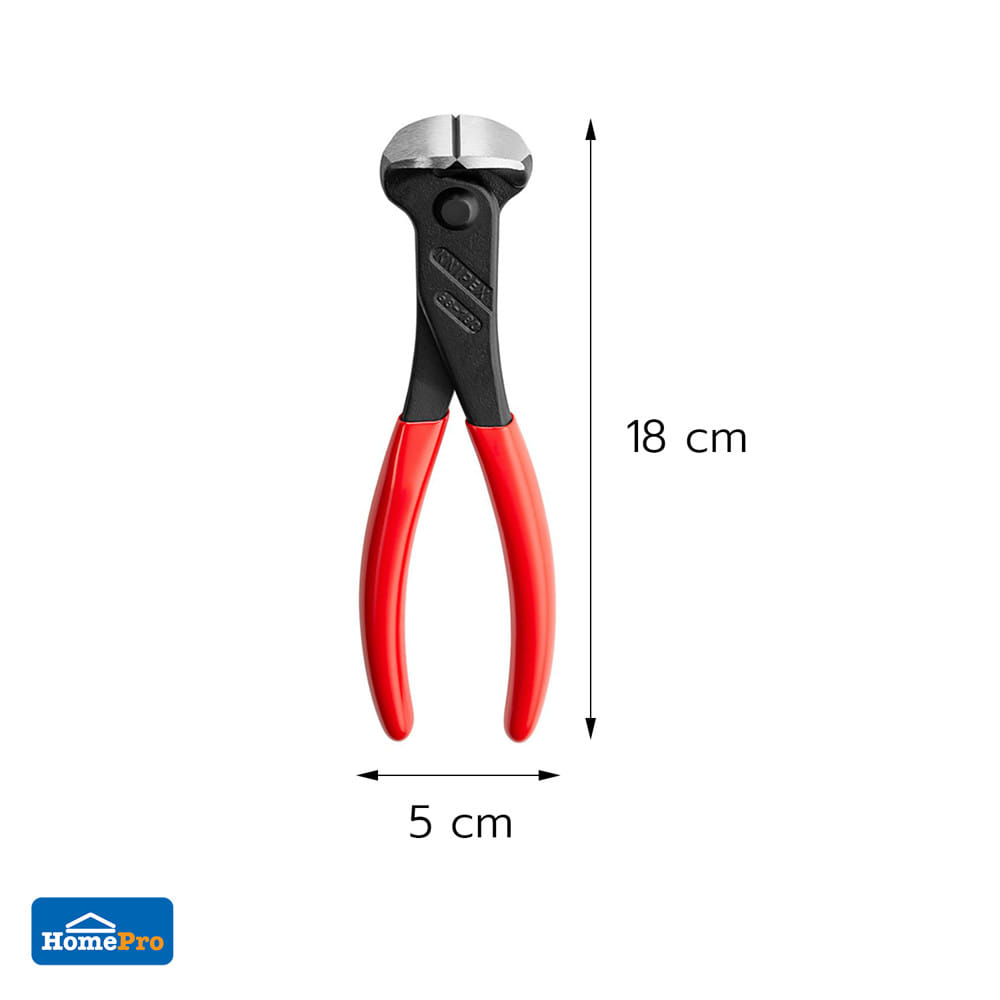คีมตัดปลายปากนกแก้ว 180 มม. KNIPEX 68 01 180