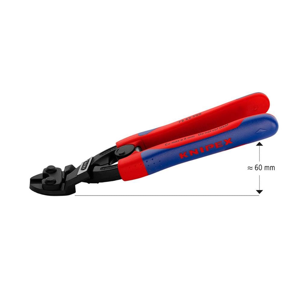 คีมตัดสำหรับเหล็กเบา 200 มม. KNIPEX 72 62 200