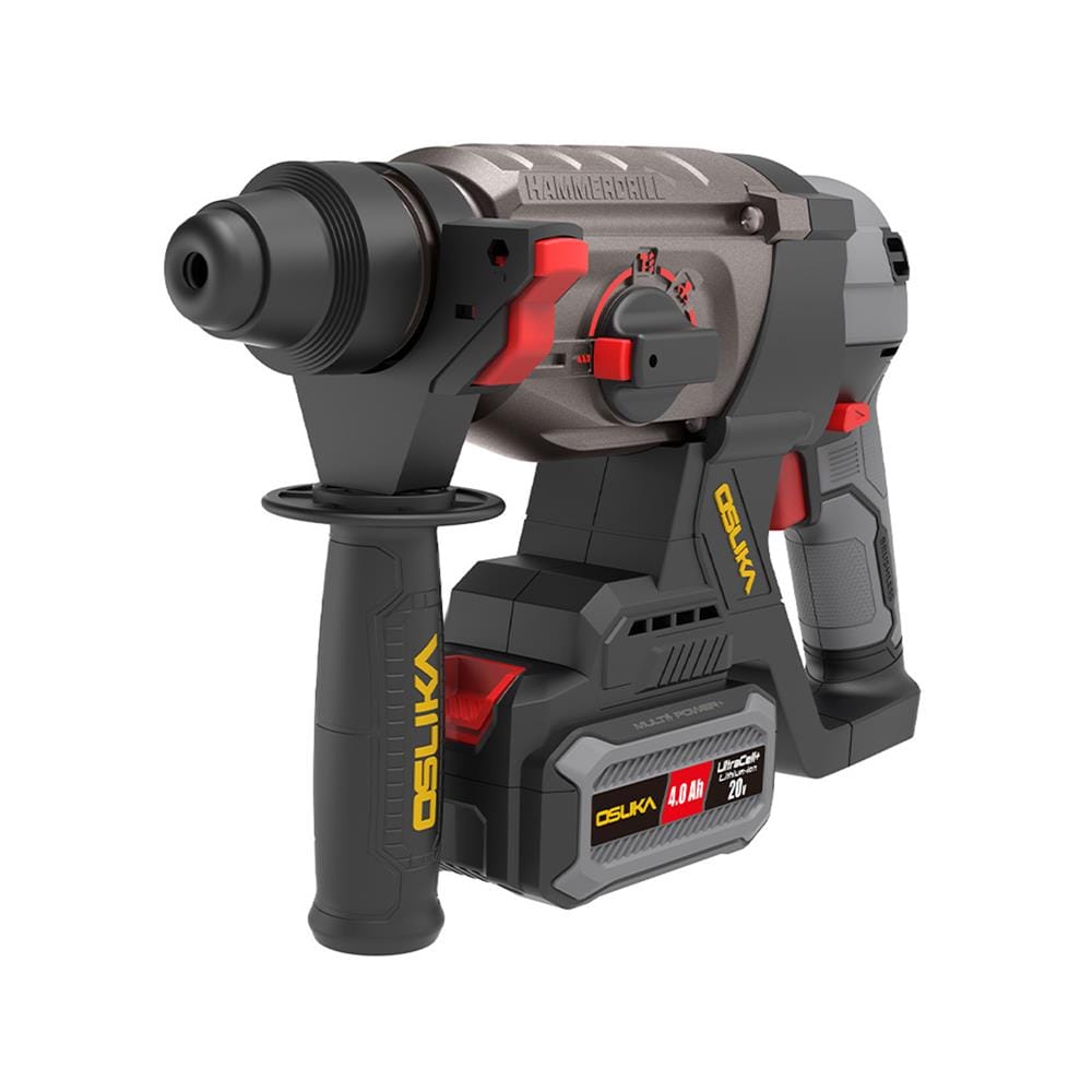 สว่านโรตารี่ไร้สาย (พร้อมแบตเตอรี่) OSUKA OCRH852-M1 20 โวลต์