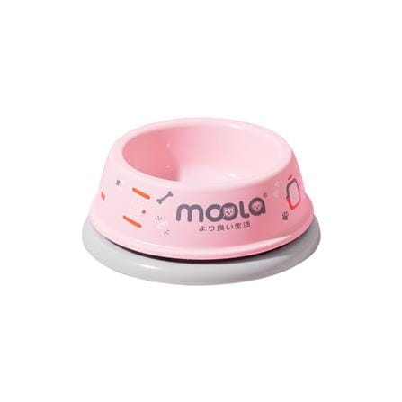 ชามอาหารสัตว์เลี้ยง MOOLA สีชมพู_0