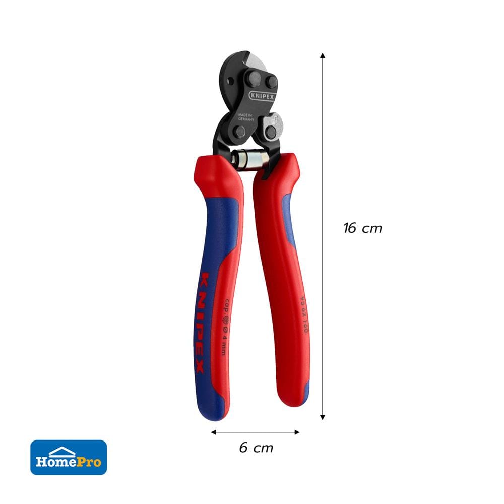 คีมตัดลวดสลิง 160 มม. KNIPEX 95 62 160