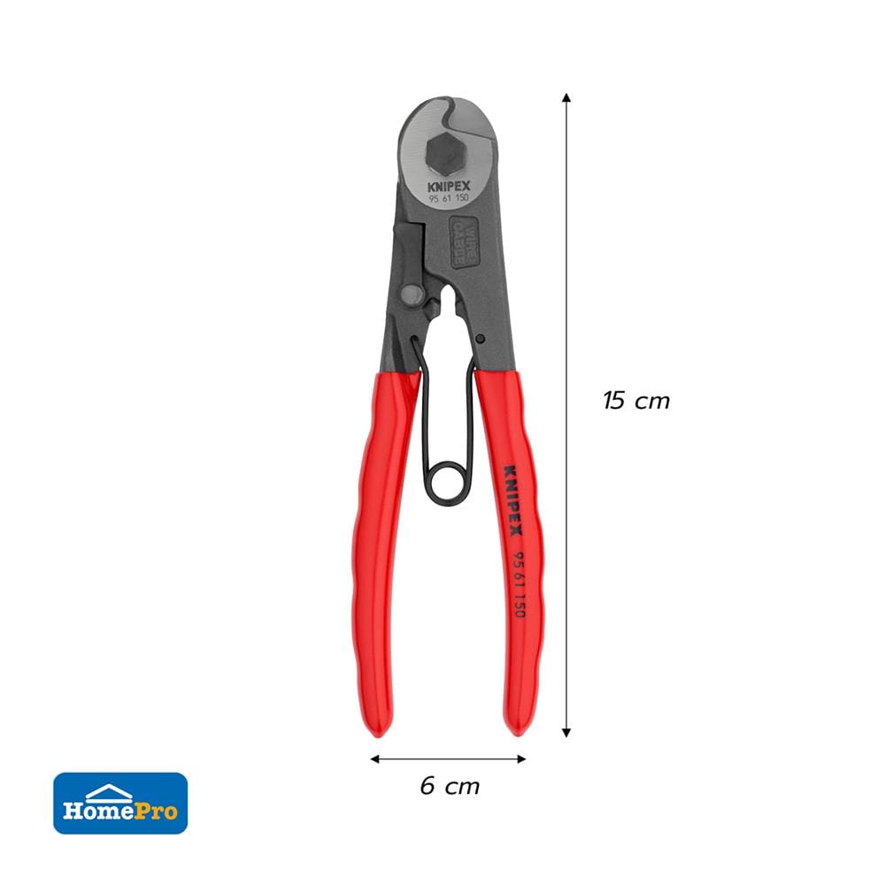 คีมตัดสายไฟหรือสายเคเบิ้ล BOWDEN 150 มม. KNIPEX 95 61 150