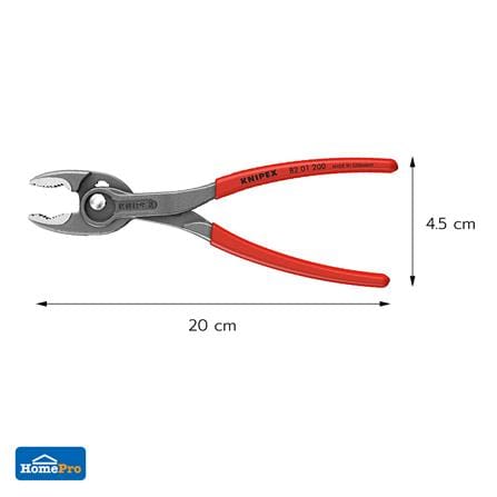 คีมปากจิ้งจก ด้ามพลาสติก 200 มม. KNIPEX 82 01 200_3