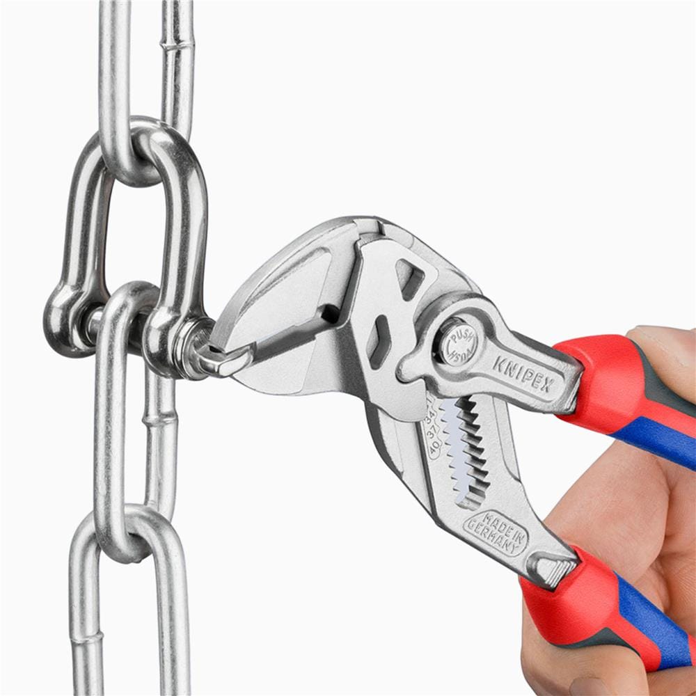 คีมคอม้าชุบโครเมียม ด้ามหุ้มยาง 180 มม. KNIPEX 86 05 180