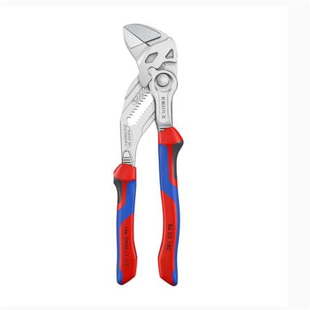 คีมคอม้าชุบโครเมียม ด้ามหุ้มยาง 180 มม. KNIPEX 86 05 180_0