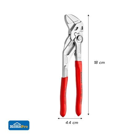 คีมคอม้าชุบโครเมียม 180 มม. KNIPEX 86 03 180_5