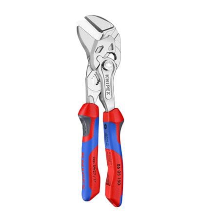 คีมคอม้าชุบโครเมียม ด้ามหุ้มยาง 150 มม. KNIPEX 86 05 150_1