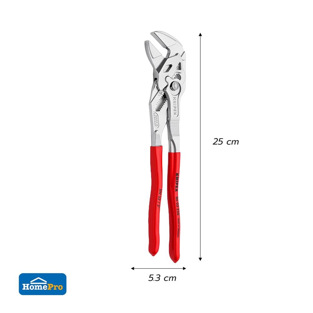 คีมคอม้าชุบโครเมียม 250 มม. KNIPEX 86 03 250