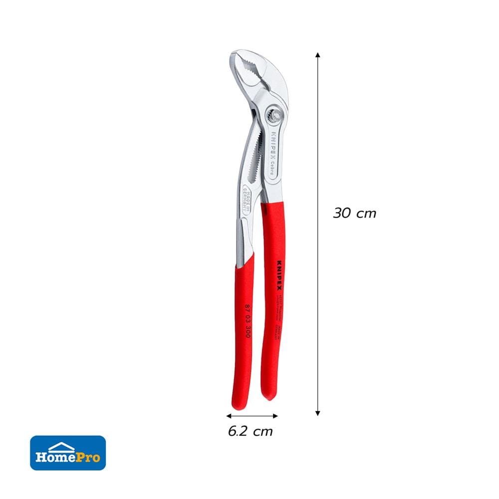 คีมคอม้าไฮเทค ชุบโครเมียม 300 มม. KNIPEX 87 03 300