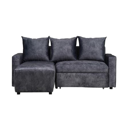 โซฟาเข้ามุมซ้าย AS FURNITURE LAUGH สีเทาเข้ม_1