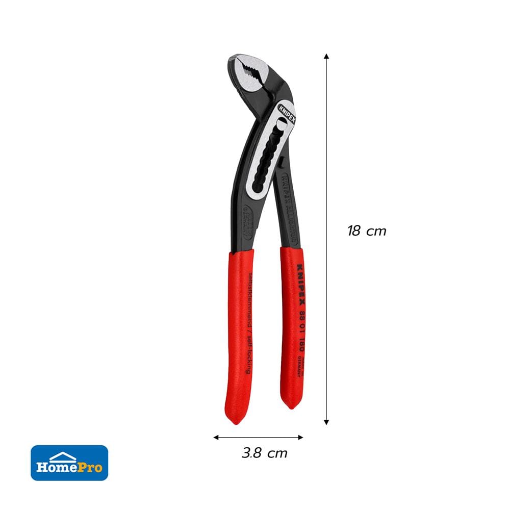 คีมปั๊มน้ำ ALLIGATOR 180 มม. KNIPEX 88 01 180