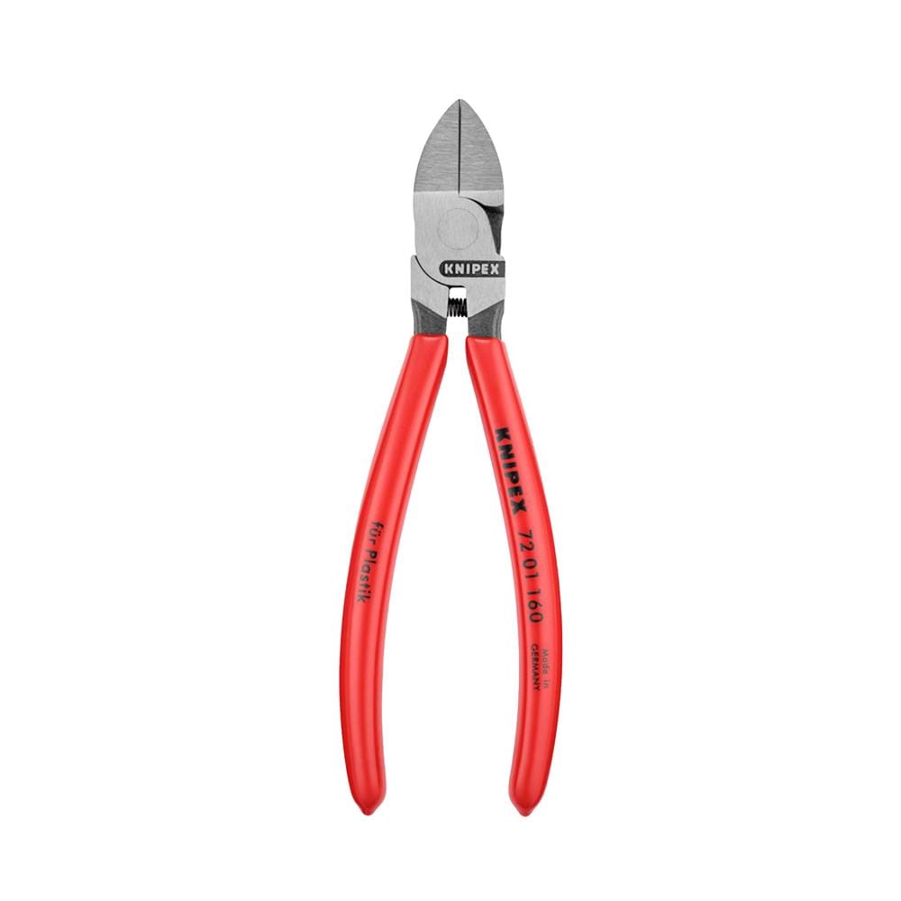 คีมตัดทแยงมุมสำหรับพลาสติกมีสปริง 160 มม. KNIPEX 72 01 160