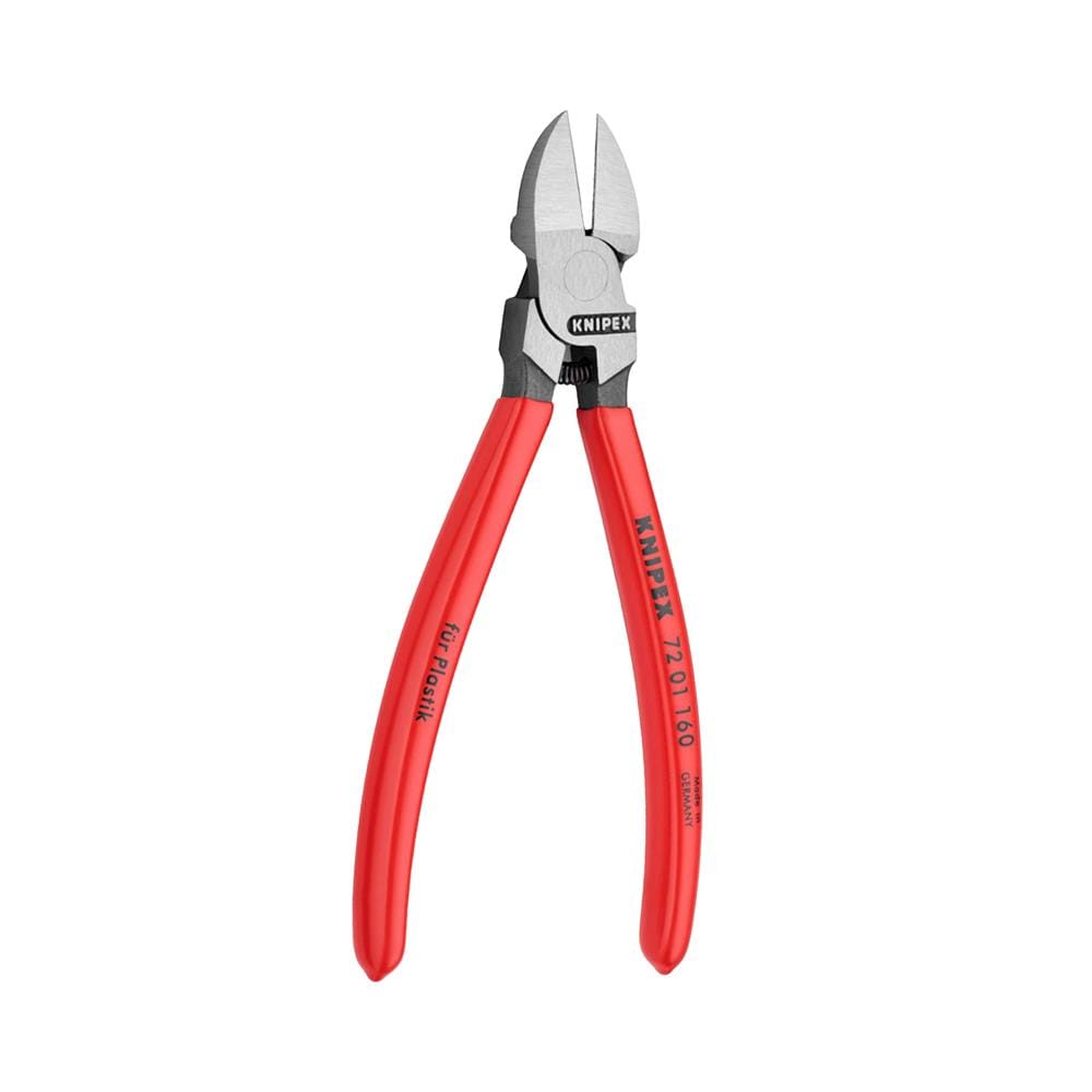คีมตัดทแยงมุมสำหรับพลาสติกมีสปริง 160 มม. KNIPEX 72 01 160
