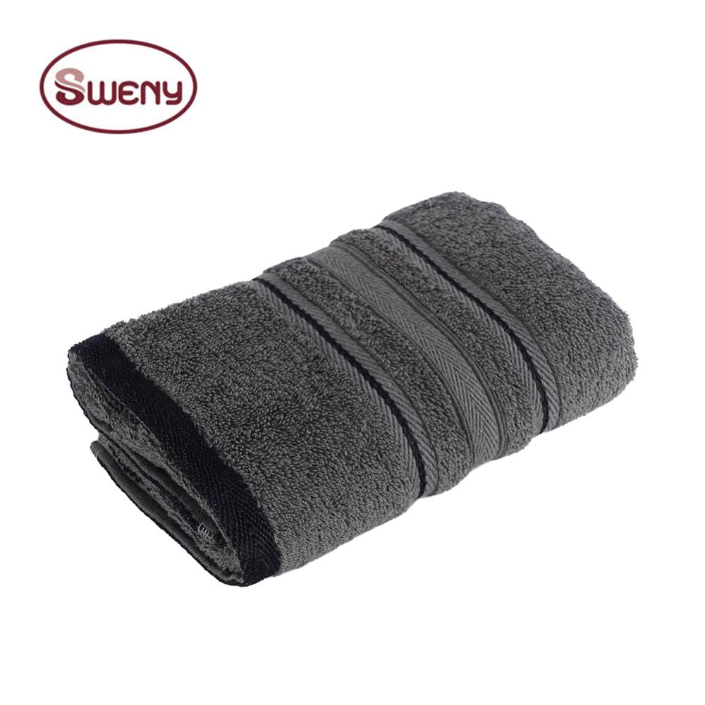 ผ้าขนหนู SWENY TWILLY 15x30 นิ้ว สี DARK GREY