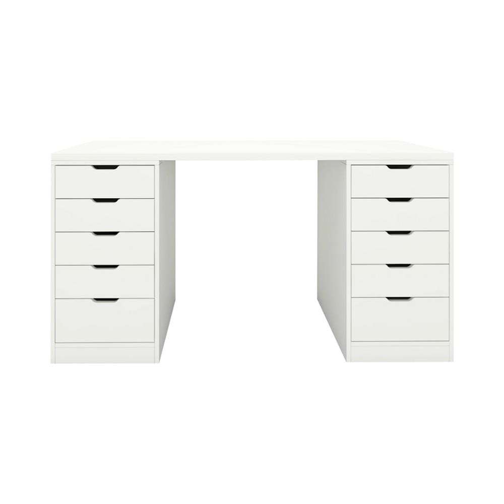 โต๊ะเครื่องแป้ง KONCEPT VANITY 59064683 150 ซม. สีขาว